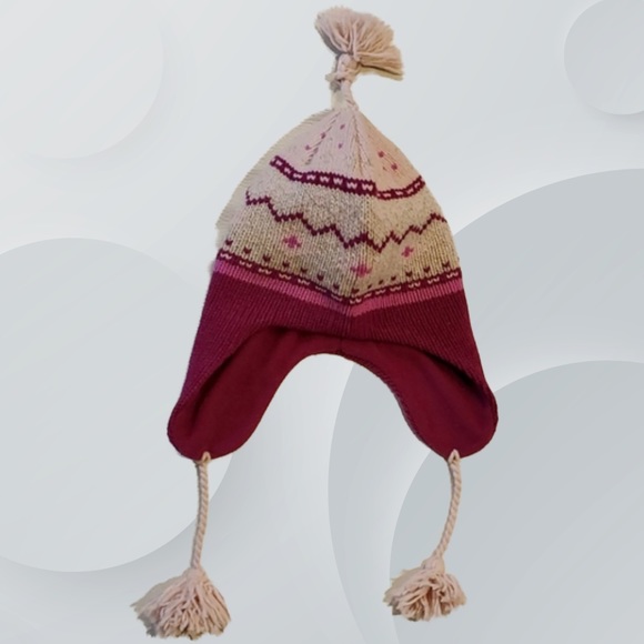 ❄️ (Eddie Bauer) Adult Size, Nordic/Fair Isle Winter Hat - Picture 1 of 4
